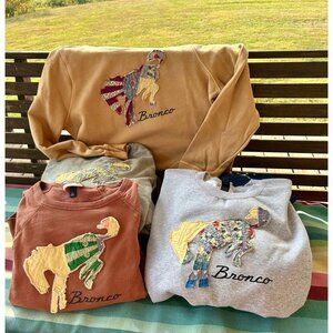 Custom Ford Bronco Vintage Quilt Sweatshirt